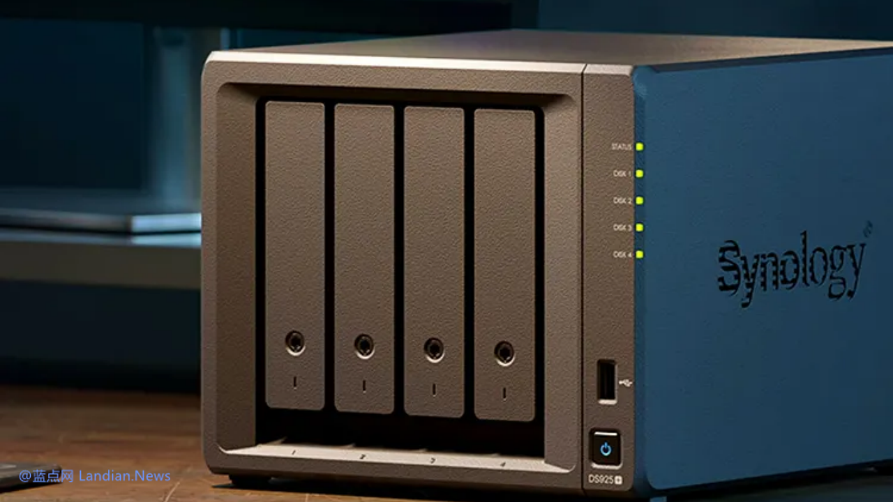 群晖正式发布DS925+网络附加存储设备 采用AMD处理器和双2.5GbE网口