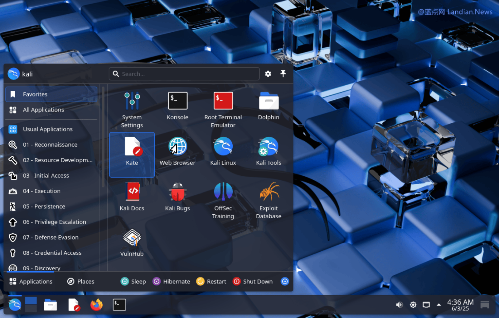 Kali Linux 2025.2正式版发布 重新设计菜单样式/桌面环境优化/升级BloodHound