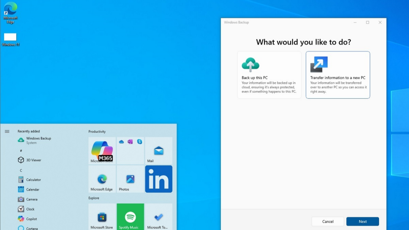 微软推出新工具帮助Windows 10用户将系统数据传输到Windows 11