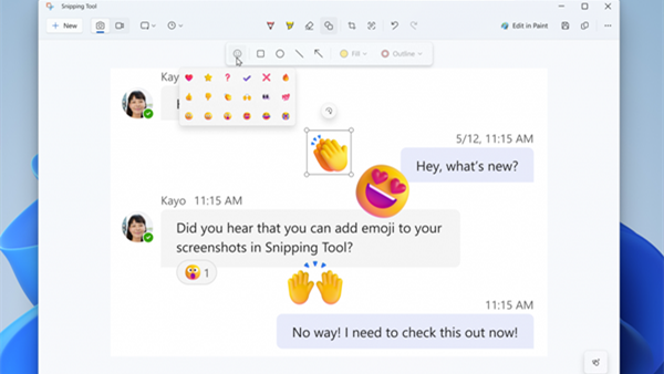 QR Codes and Vector Emojis: Exploring Microsoft's Screenshot Tool Update