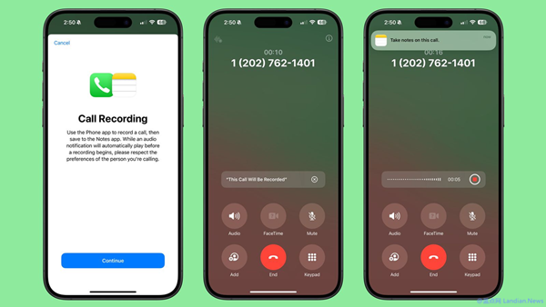 Apple Finally Brings Call Recording Feature to iPhone with the Update to iOS 18.1 Beta