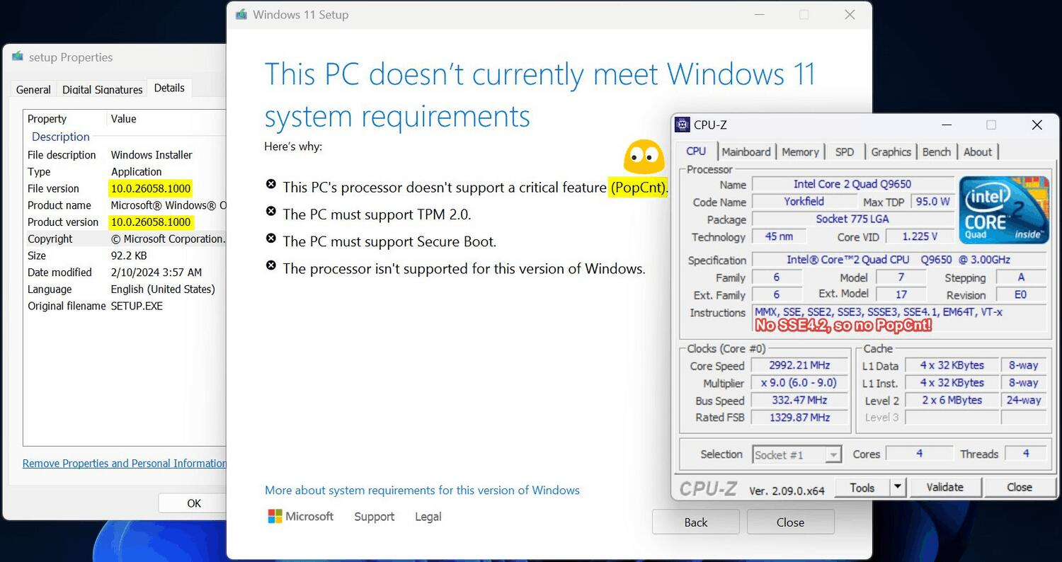 Windows 11 CPU