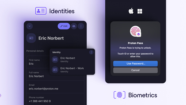 Proton Pass Password Manager Releases Update: Now Supports Windows Hello and Mac Biometric Authentication