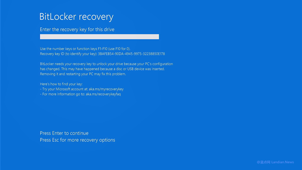 Microsoft Fixes Windows 10/11 Issue Causing Automatic Reboot into BitLocker Recovery Screen