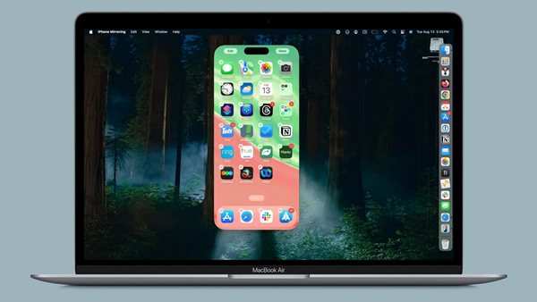 macOS Now Supports iPhone Screen Mirroring with Jiggle Mode, Allowing iPhone Home Screen Editing on Mac