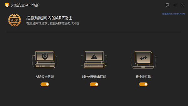 Huorong Security Adds New ARP Attack Protection Tool: Intercepting Intranet ARP Packets and Initiating ARP from Local Machines