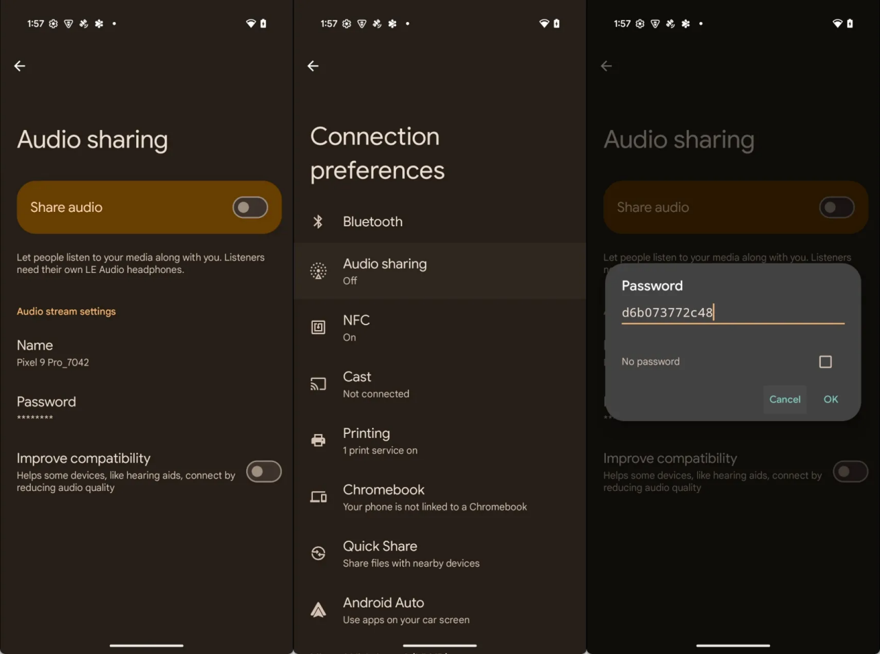 Bluetooth audio sharing