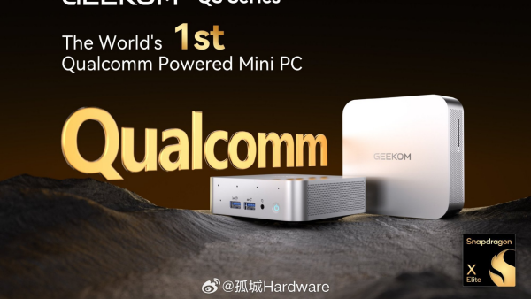 Chinese Manufacturer Geekom to Launch the World's First Mini PC Powered by Qualcomm Snapdragon X Elite Chip