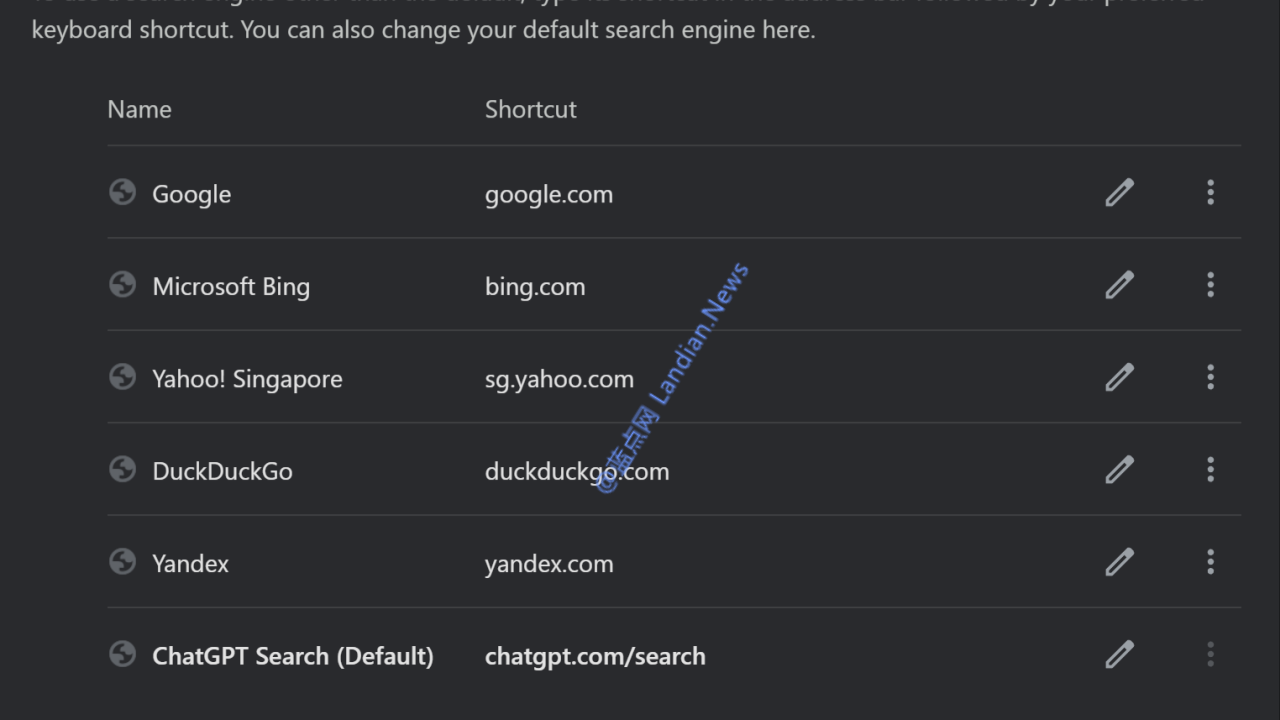 How to Set ChatGPT Search as Your Default Browser Search Engine