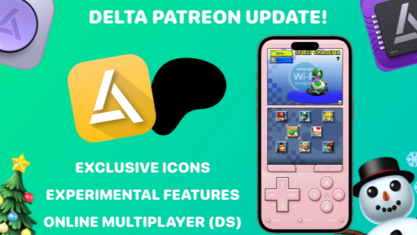 Retro Game Emulator Delta Launches External Purchase Option: 3 via External Link vs.10 through Apple Store